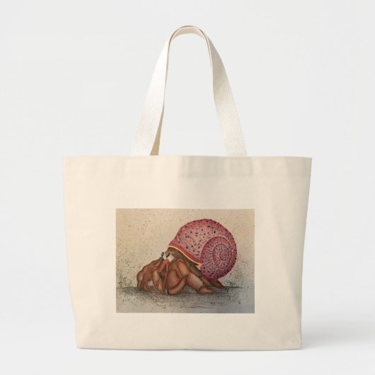 Kluizenaarskrabfeestje Grote Tote Bag (Voorkant)