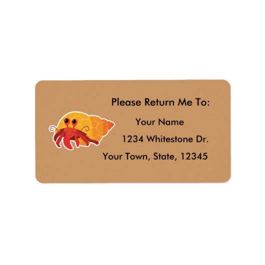 Kluizenkrab Lezen Boekplaten Sticker Gift (Voorkant)