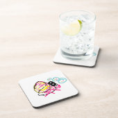 Kluizenkrab zomer bier onderzetter (Rechterzijde)