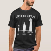 Kluizenkrabniveau van Crazy Kluizenkrab T-shirt (Voorkant)