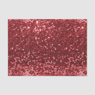 Klumelige confetti glitter glans rood tissuepapier