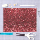 Klumelige confetti glitter glans rood tissuepapier (Craft)