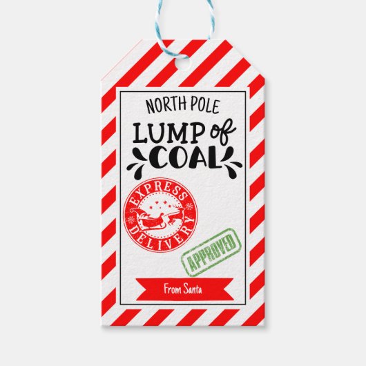 Klumppenvormige kool grappige funky kerstmis gehei cadeaulabel (Voorkant)