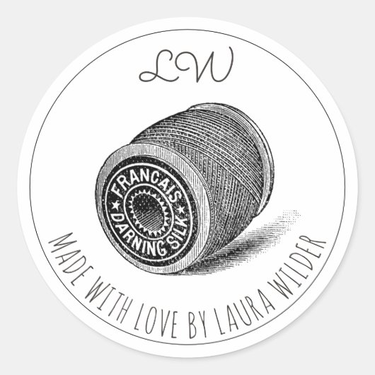 Klusje Garengaren Geschenk Ronde Sticker (Voorkant)