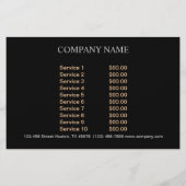 Klusjesman Constructeur tegelzetter vloeren Flyer (Achterkant)