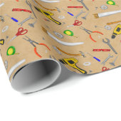 Klusjesman Cool Gereedschap  Cadeaupapier (Rol Hoek)