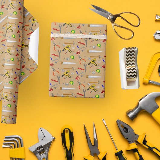 Klusjesman Cool Gereedschap  Cadeaupapier