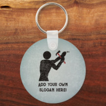 Klusjesman - Doe-het-zelf-man met hamer - Voeg eig