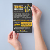 Klusjesman Flyer - Huisreparatie & Onderhoud (Hand)