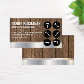 Klusjesman | Hout Metaal | Houtbewerking Gereedsch Visitekaartje (Bureau)