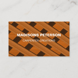 klusjesman Houten timmerwerk Bouw Visitekaartje