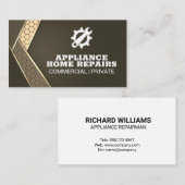 Klusjesman Reparatie | Apparaten Fix It Visitekaartje (Voorkant / Achterkant)