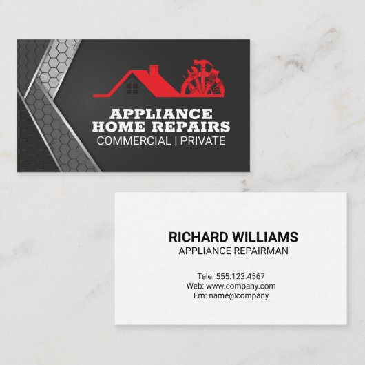 Klusjesman Reparatie | Woningrenovatie  Visitekaartje (Voorkant / Achterkant)