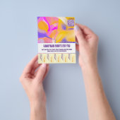 Klusjesman Schilder Kleurrijk Flyer (Hand)