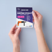 KLUSJESMAN SPECIALIST Flyer | Professionele Huisre (Hand)