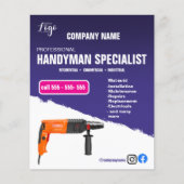 KLUSJESMAN SPECIALIST Flyer | Professionele Huisre (Voorkant)