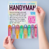 Klusjesman Tuin Service Flyer (Hand)