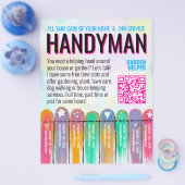 Klusjesman Tuin Service Flyer (Enkel)