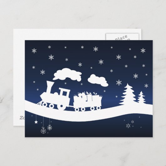 klusjestrein met geschenkend Briefkaart (Voorkant / Achterkant)