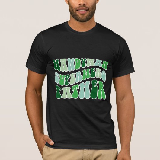Klusser Superheld Vader T-shirt (Voorkant)
