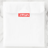 Klutz Stamp Ronde Sticker (Tas)
