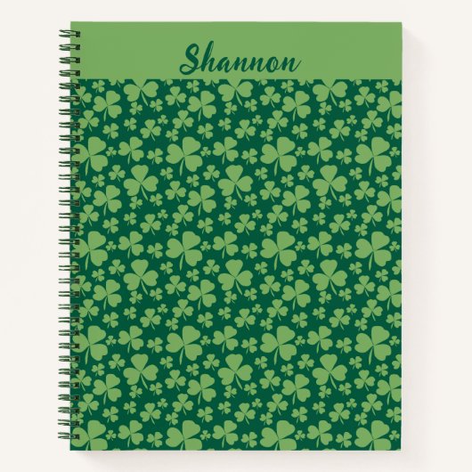 Kluverblad Patroon Spiraal Notebook Notitieboek (Voorkant)