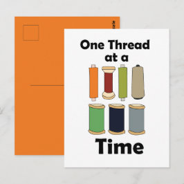 Kluwen Draad Eén Draad Per Tijd Briefkaart