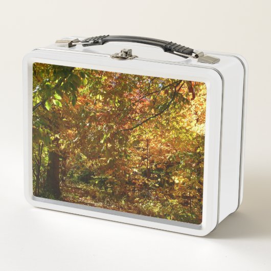 Kluwen van herfstbladeren II Gele herfst fotografi (Voorkant)