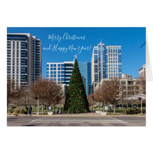 Klyde Warren Dallas KerstKaart (Voorkant Horizontaal)