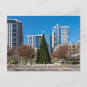Klyde Warren Dallas Kerstmis Briefkaart