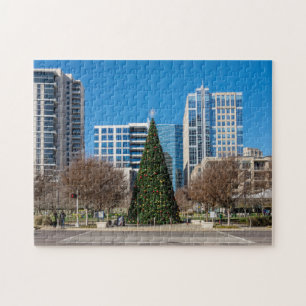 Klyde Warren Dallas Kerstmis Legpuzzel