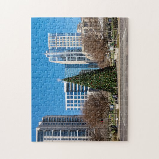 Klyde Warren Dallas Kerstmis Legpuzzel (Verticaal)