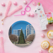 Klyde Warren Dallas Kerstmis Papieren Bordje (Feest)