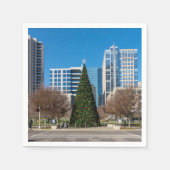 Klyde Warren Dallas Kerstmis Servet (Voorkant)