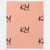 KM Blanket Fleece Deken (Voorkant)