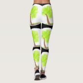 km boom schilder broek leggings (Achterkant)