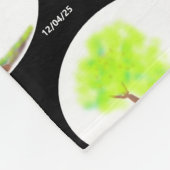 km-boomschildering 3D-deken Fleece Deken (Hoek)