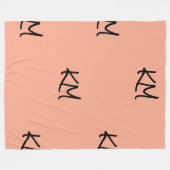 KM-deken Fleece Deken (Voorkant (Horizontaal))