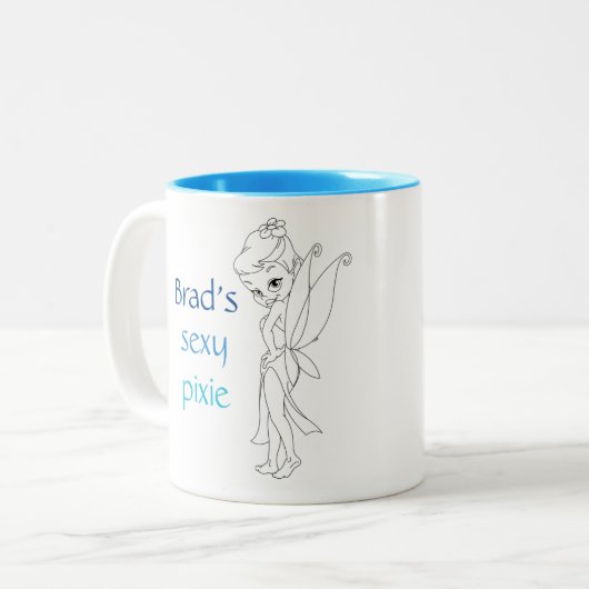 KM Golland Brad's Sexy Pixie Mok (Voorkant links)