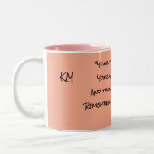 KM Mug Tweekleurige Koffiemok (Links)