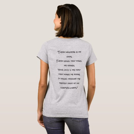 KM-overhemd T-shirt (Achterkant volledig)