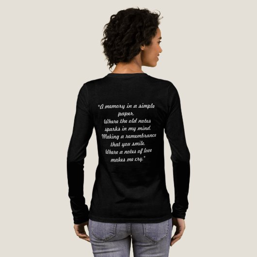 km overhemd Tri-Blend shirt (Achterkant)