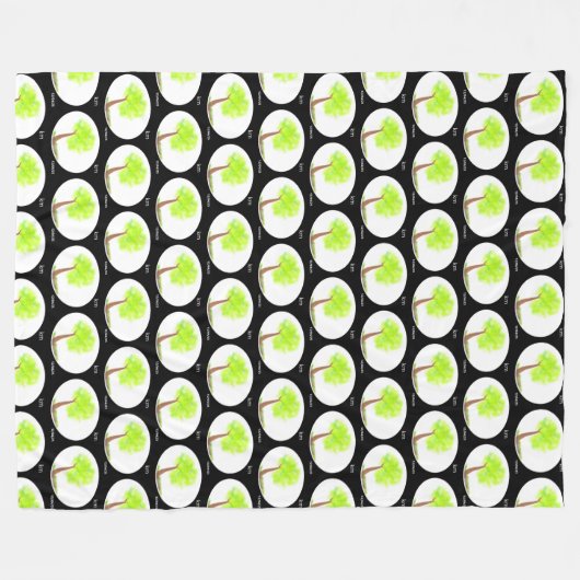 km tree painting 3D blanket Fleece Deken (Voorkant (Horizontaal))