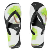 km tree painting flip flops (Voetbed)