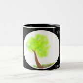 km tree painting mug tweekleurige koffiemok (Center)