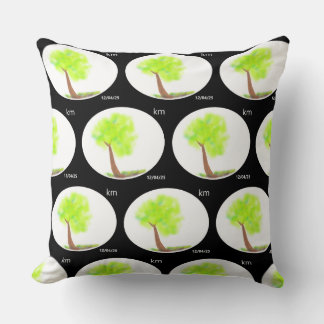km tree painting pillow kussen