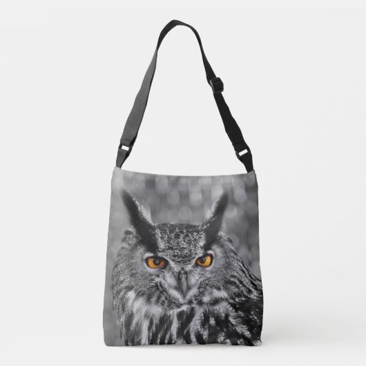 KMCfoto Eagle Owl schoudertas Crossbody Tas (Achterkant)