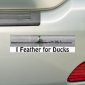 KMCphoto Veer Voor Eenden Bumpersticker (Op auto)