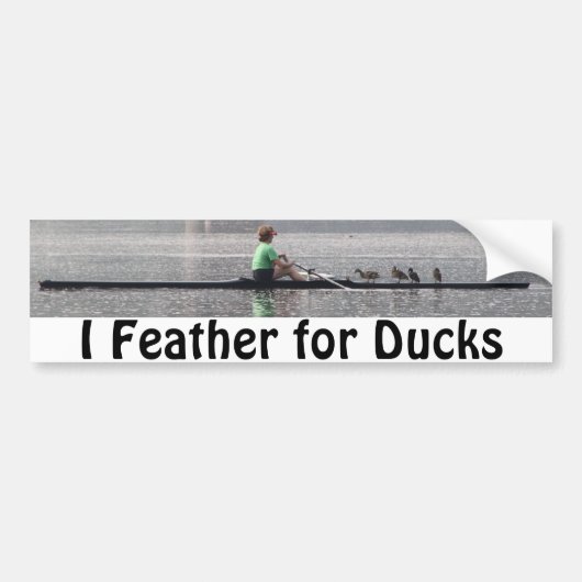 KMCphoto Veer Voor Eenden Bumpersticker (Voorkant)
