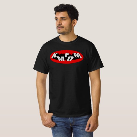 Kmfdm logo t-shirt (Voorkant volledig)